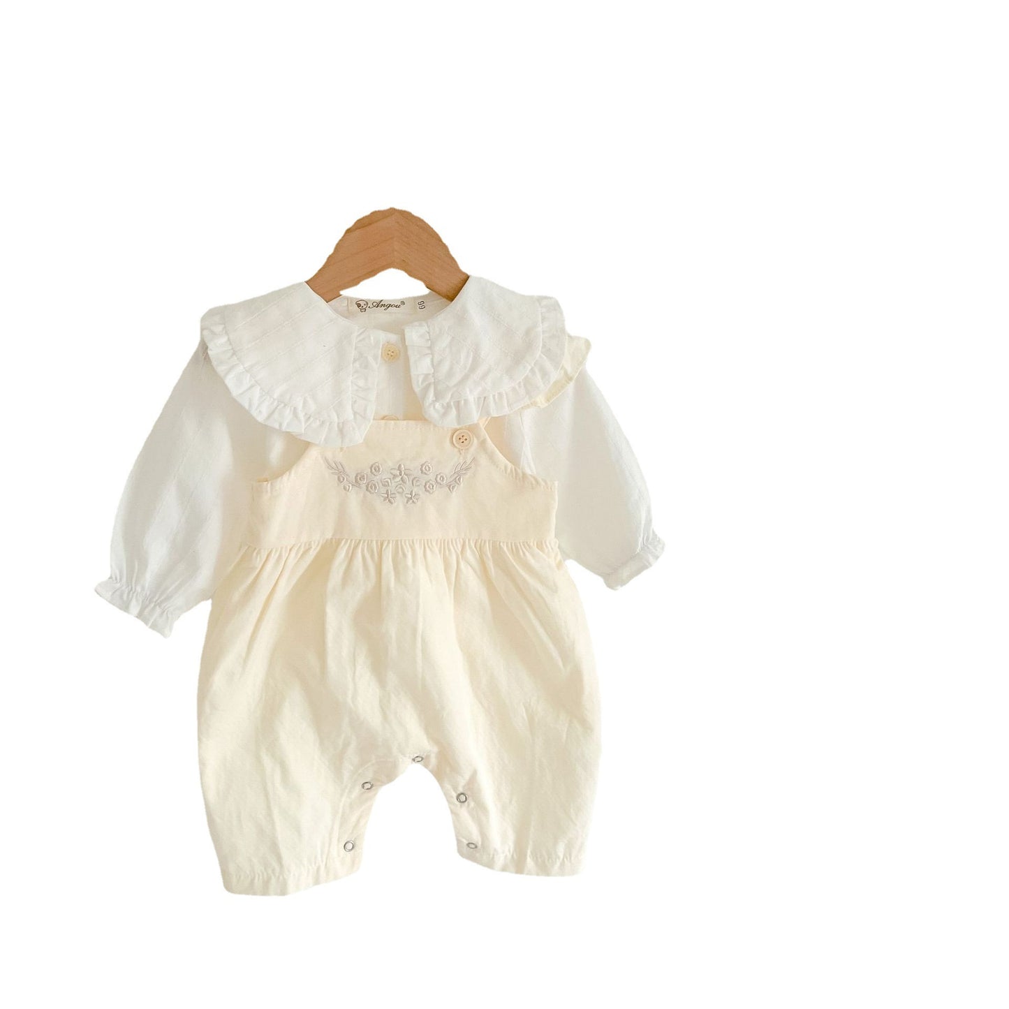 Loose Adjustable Suspender Romper