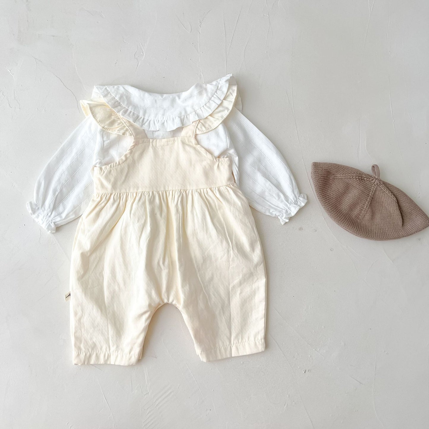Loose Adjustable Suspender Romper