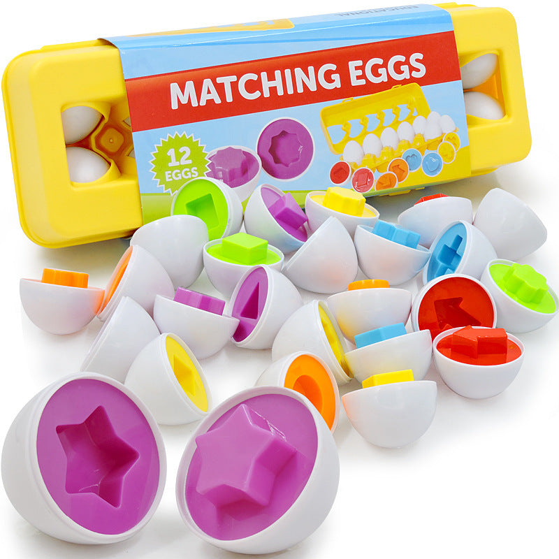 Educational Shape Matching Egg Toy