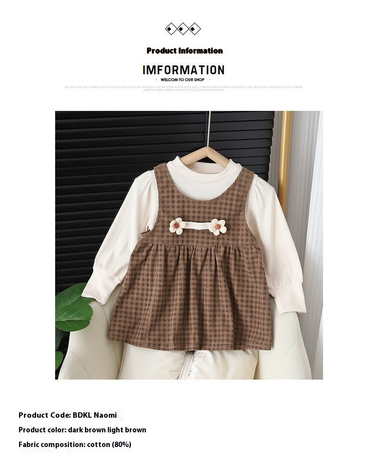 Long-sleeved Two Piece Dress Set