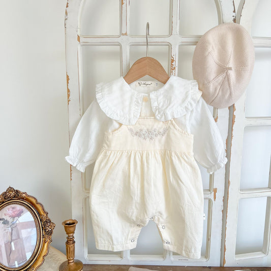 Loose Adjustable Suspender Romper