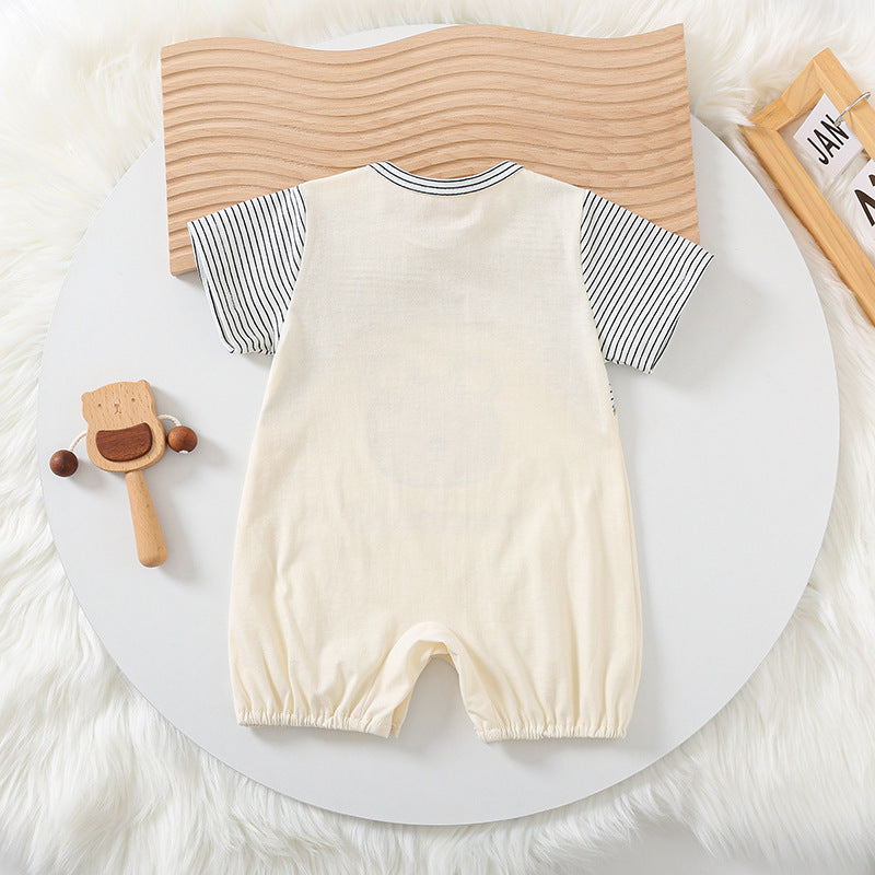 'Peninsula' Baby Short Sleeve Romper