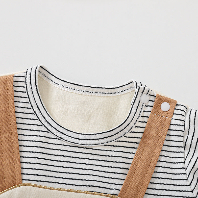 'Peninsula' Baby Short Sleeve Romper