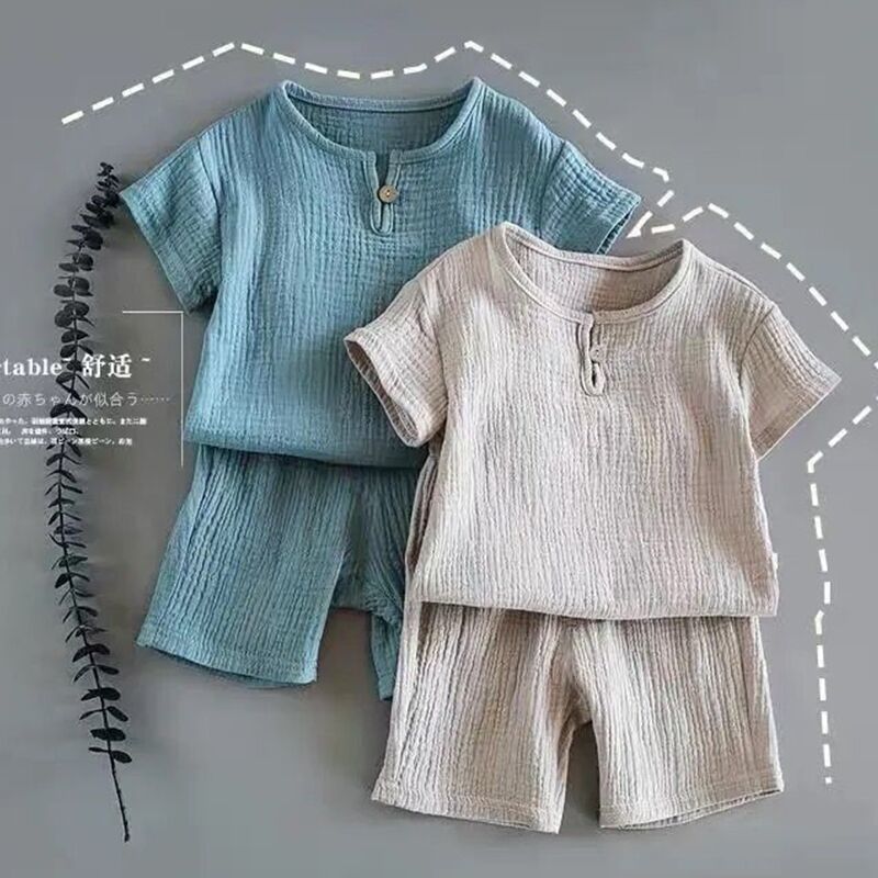 Unisex Short-sleeved Summer Suit
