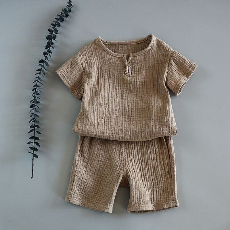Unisex Short-sleeved Summer Suit