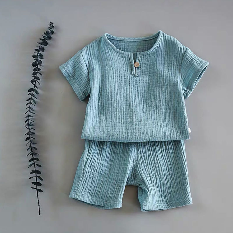 Unisex Short-sleeved Summer Suit