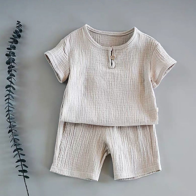 Unisex Short-sleeved Summer Suit