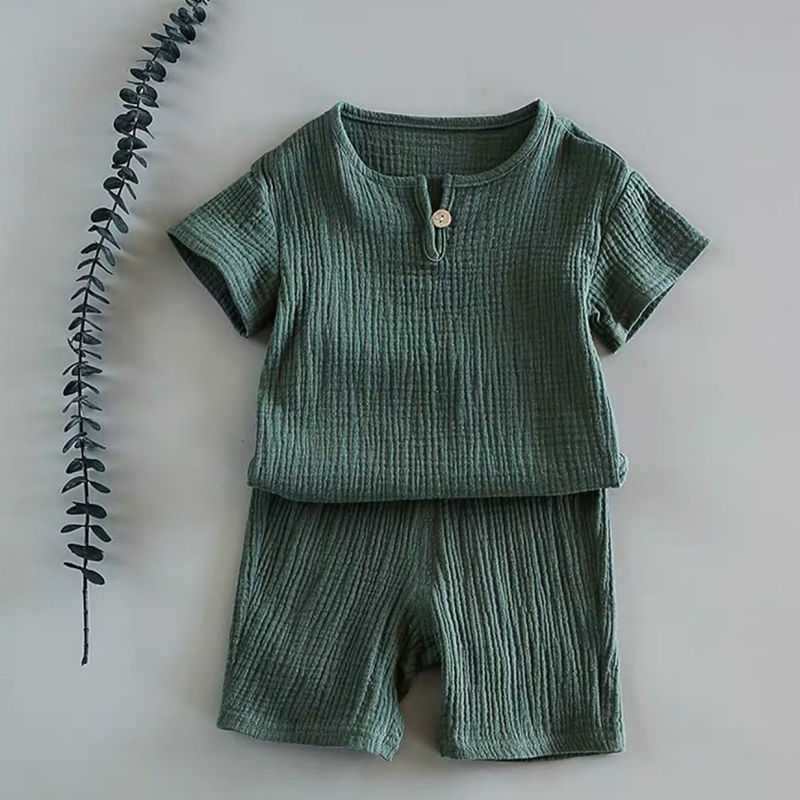 Unisex Short-sleeved Summer Suit