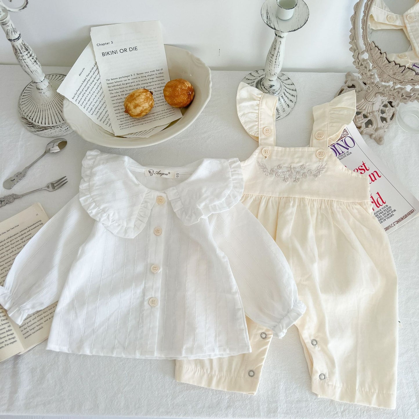 Loose Adjustable Suspender Romper
