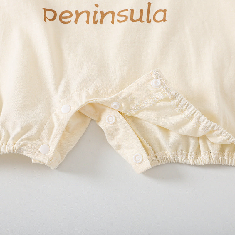 'Peninsula' Baby Short Sleeve Romper