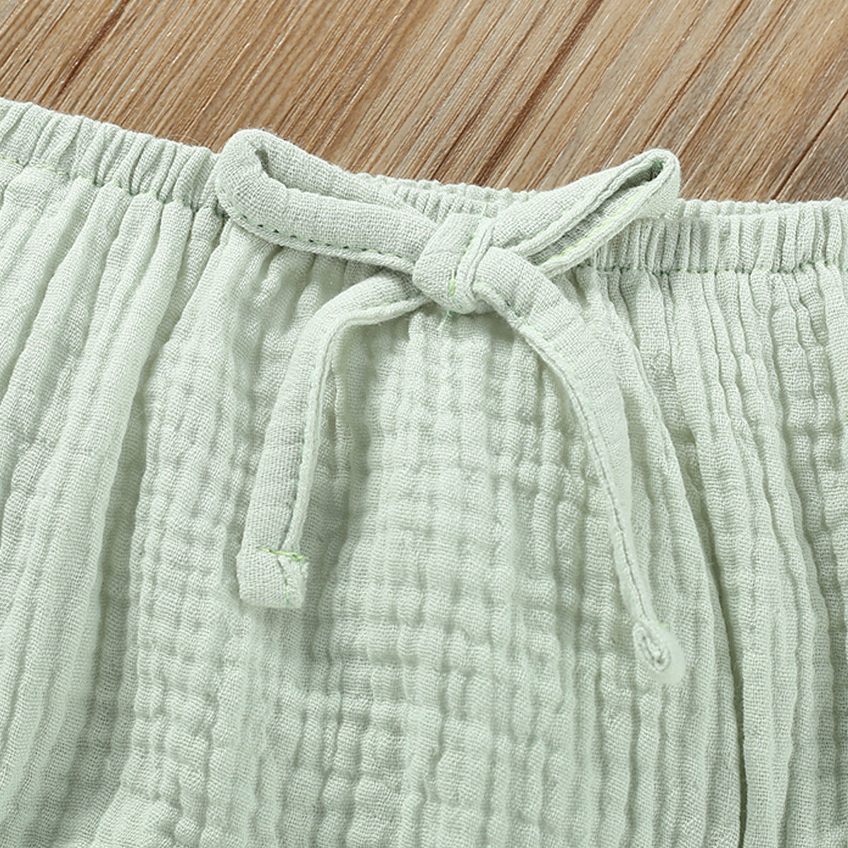 Girls' Solid Color Sling Two Piece Set