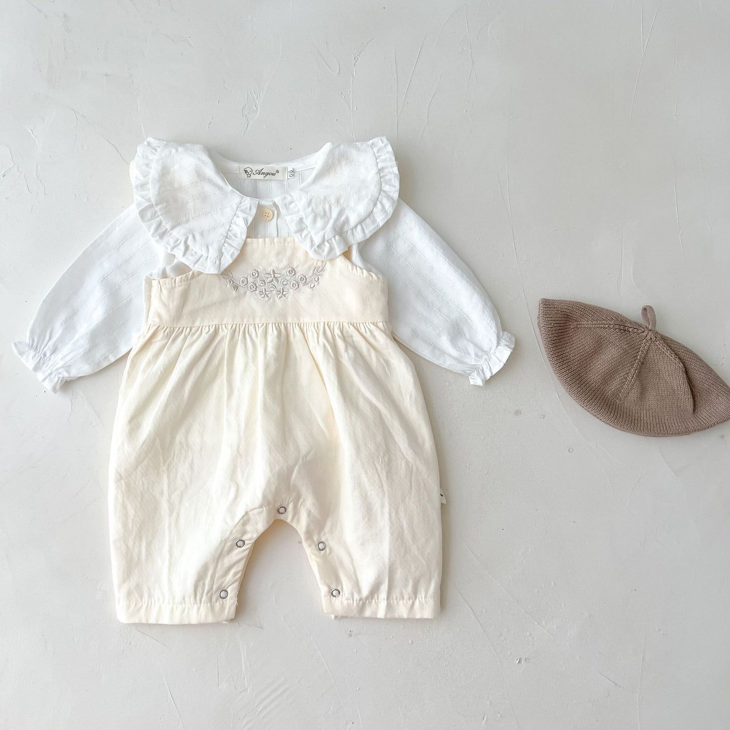 Loose Adjustable Suspender Romper